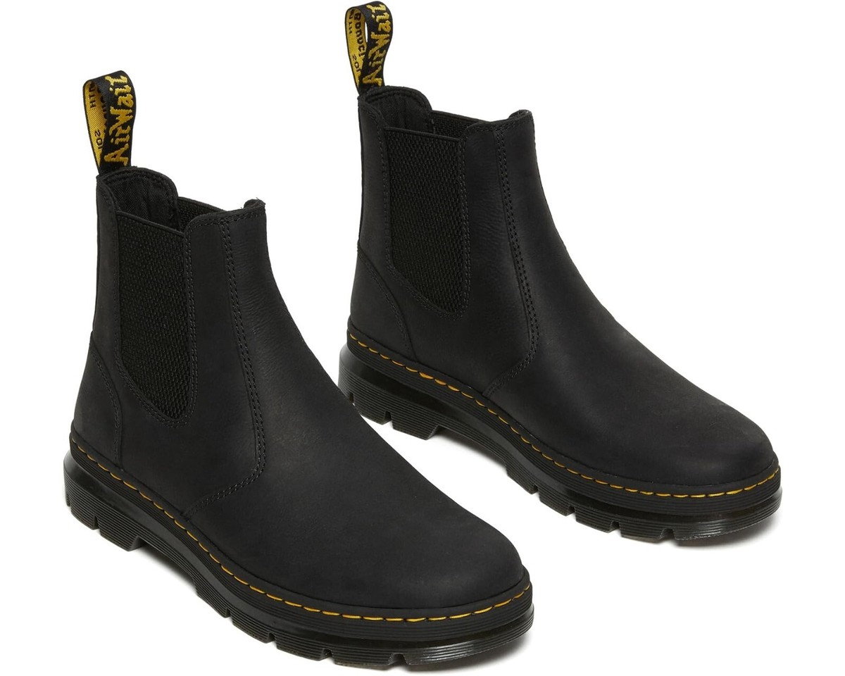 Dr. Martens Z121118 Black Wyoming Leather Embury Chelsea Boots