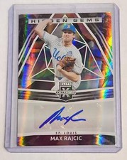 2022 Panini Max Rajcic Hidden Gems Auto #HG-MR