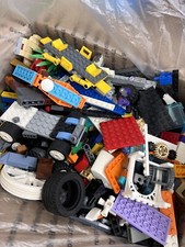 Lego 3-4 lbs Bulk Vintage Loose Parts Lot Medium Flat-rate Filled box