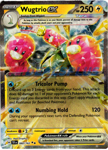 Gouging Fire EX 038/162 Double Rare Holo -SV05- Temporal Forces -NM- Pokémon  TCG