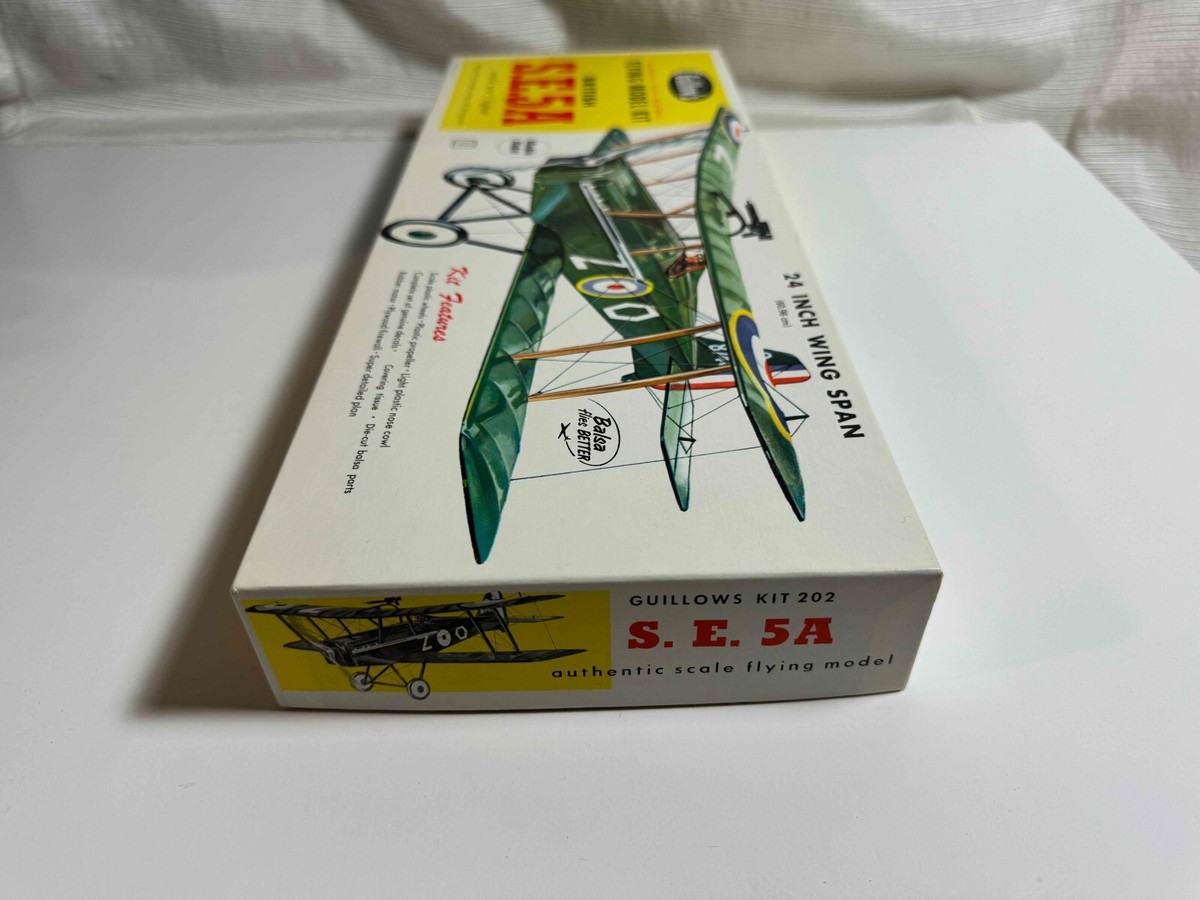 British S.E.5.A WWI Flying model kit Guillows Complete Collectors