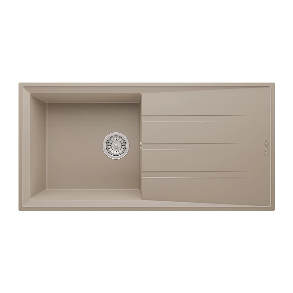 Granitspüle Einbauspüle 100x50 cm – 7 Farben | Küchenspüle Spülbecken | Robuste - Bild 4 von 4