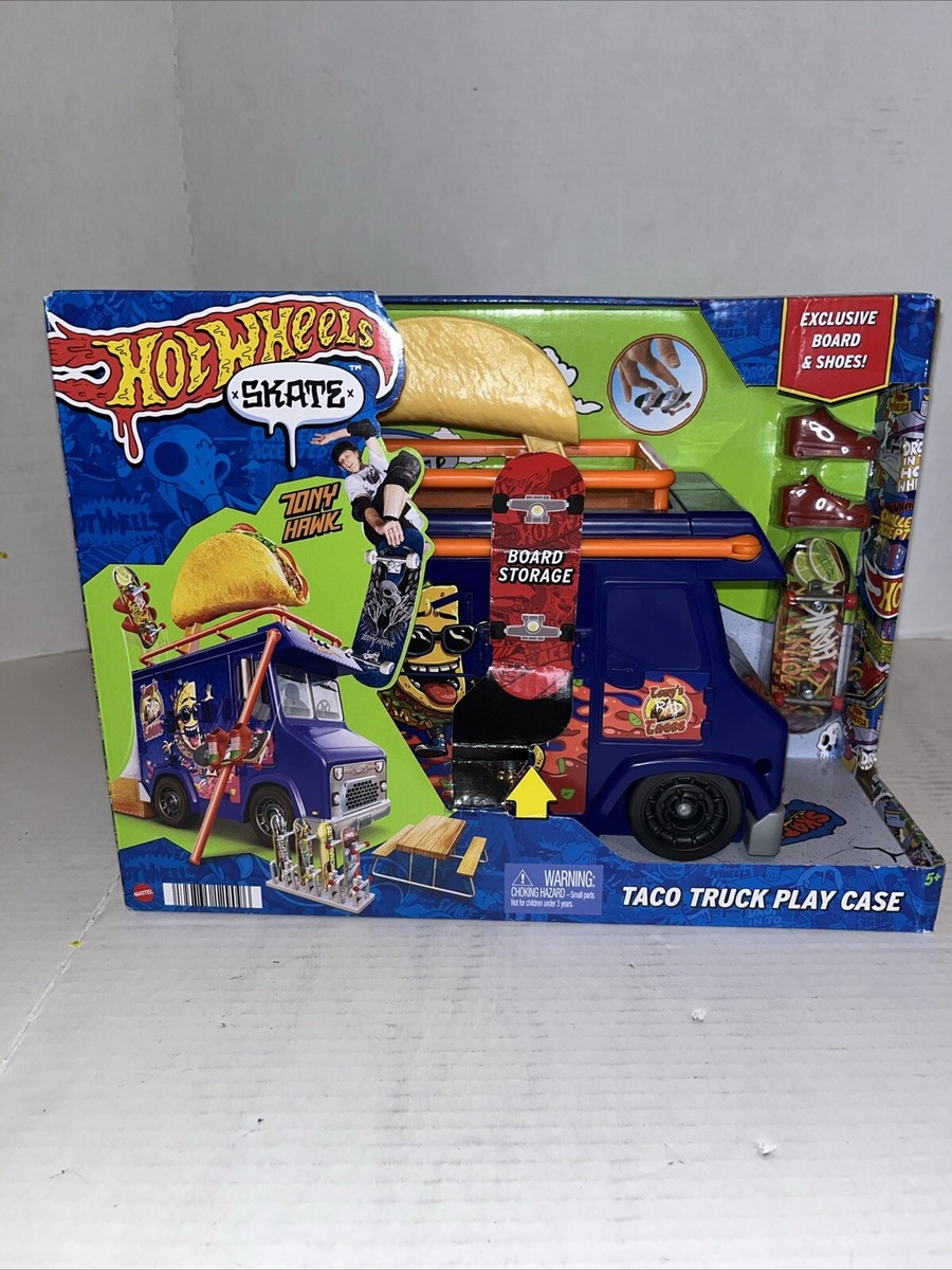 Mattel Hot Wheels Skate Taco Truck Play Case | eBay