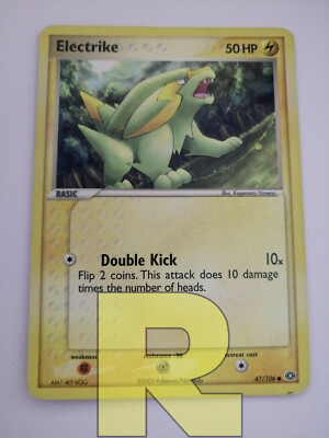 Electrike  EX Smaragd 47/106  Common  Pokemon  Englisch  Good