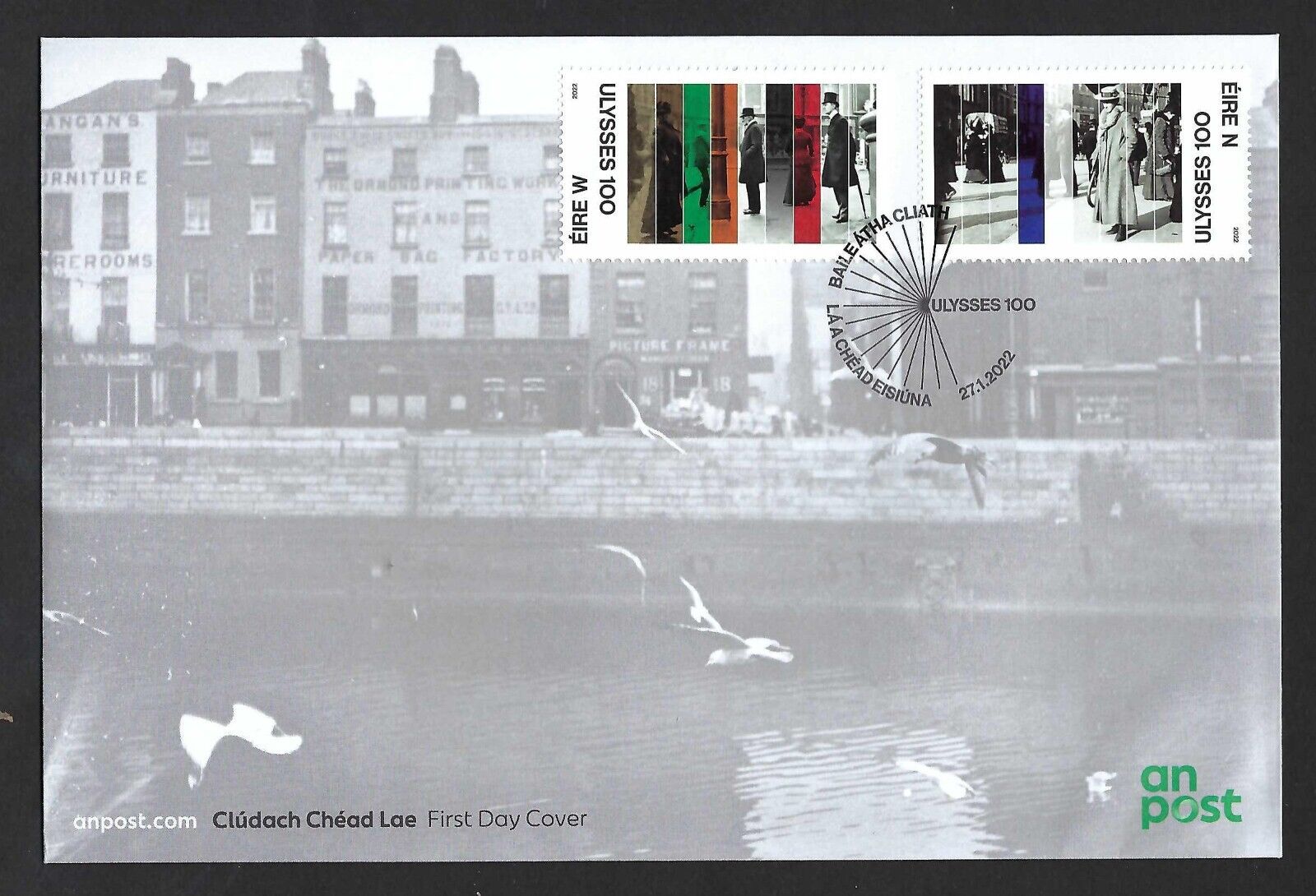 Eire Ireland 2022 Ulysses First Day Cover