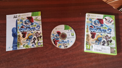 MICROSOFT XBOX 360 - THE SMURFS 2 #G138 CIB