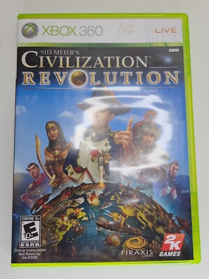 Sid Meier's Civilization Revolution (Microsoft Xbox 360) Complete CIB A+ Disc