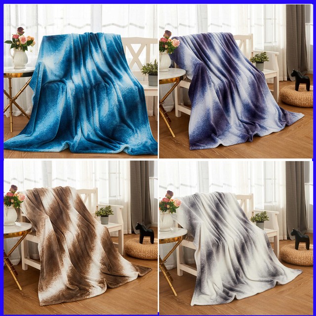 Mon Chateau Ombre Textured Throw Blanket, 2pack, 60”W x 70”L eBay