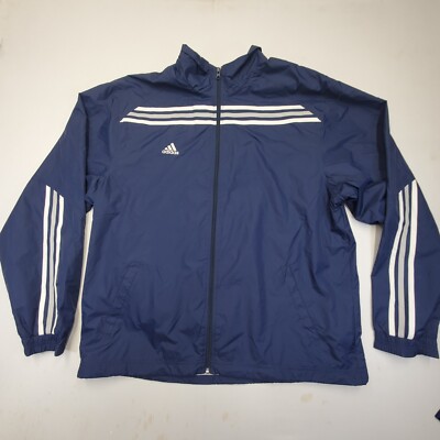 ジャケット・アウター adidas nylon tech zip track jacket y2k Vintage Adidas Nylon Track Full Zip Y2K Jacket Men's M Size