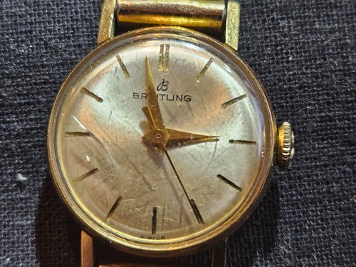Breitling Damenarmbanduhr Ref 7105 vergoldet - Bild 10 von 22