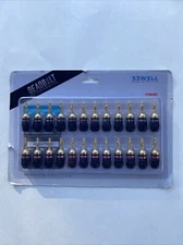 Sewell 12 Pair Deadbolt Banana Plugs NEW Sealed