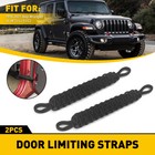 For Wrangler Jeep JK/YJ/TJ 2PCS Car Door Limiting Straps Belt Set Accessories US