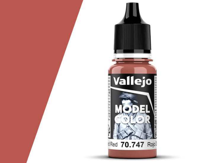 Vallejo 18ml 747 Model Color - Faded Red  (035)