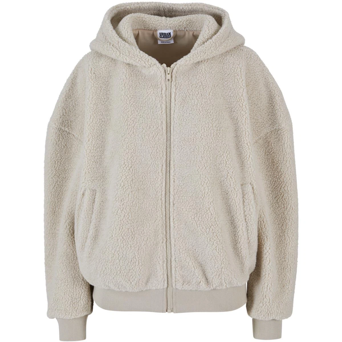 SACAI Felpa con cappuccio felpa con cappuccio con cerniera Sherpa con cappuccio cerniera urbani classici donna oversize