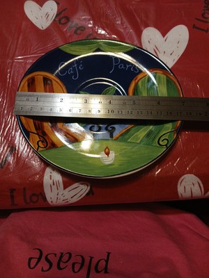 SANGO / MISONO CAFE PARIS - APPETIZER PLATES Set of 4 Vintage 7''