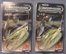 Lot of 2 ~ 1/2 oz Spinnerbait "THE LONGSHANK" CWNN-SR Spot Remover Davy Hite