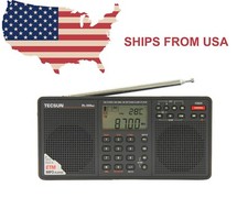 TECSUN PL398MP PLL DSP AM/FM Shortwave Dual Speaker Radio with MP3 via SD