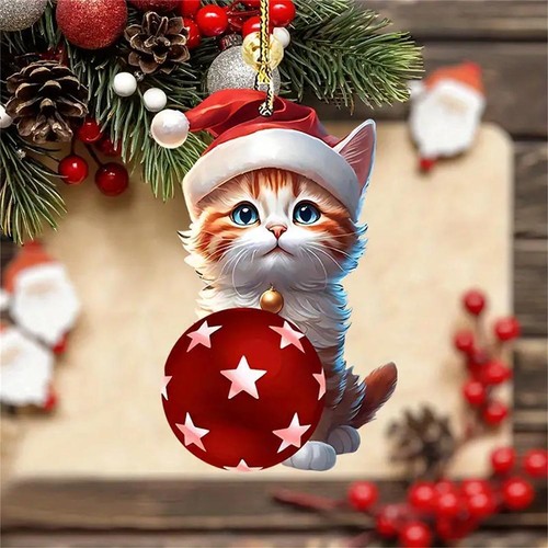Christmas Tree Cat Pendants, Christmas Advent Calendar 2024 M1C1 - Picture 5 of 19