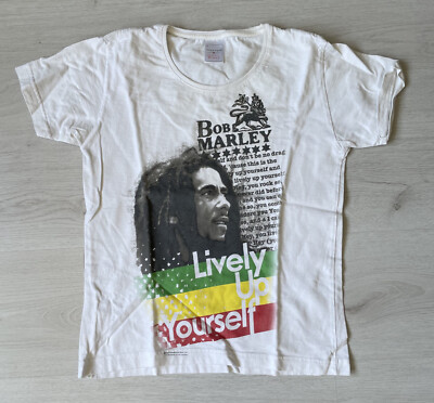 Bob Marley - Lively up yourself | Shirt Damen Ladies Gr. M | neuwertig