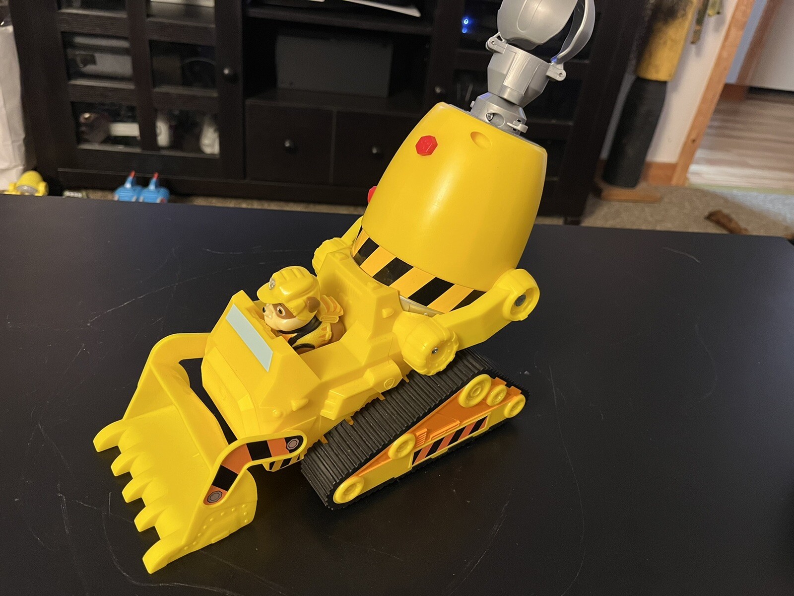 paw patrol the movie rubble's deluxe bulldozer
