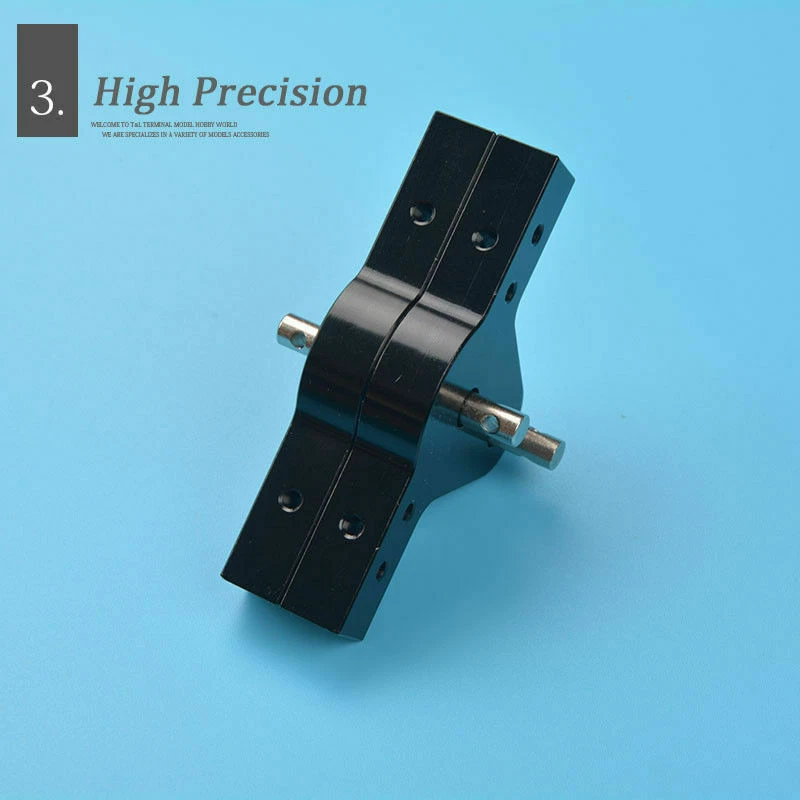 Caixa de transferência de alumínio CNC para caminhões D90 SCX10 RC4WD RC Crawlers D90 #1424 - Imagem 2 de 4