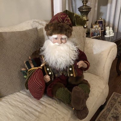 Winward Holidays Rare Santa Claus Sitter Doll Large