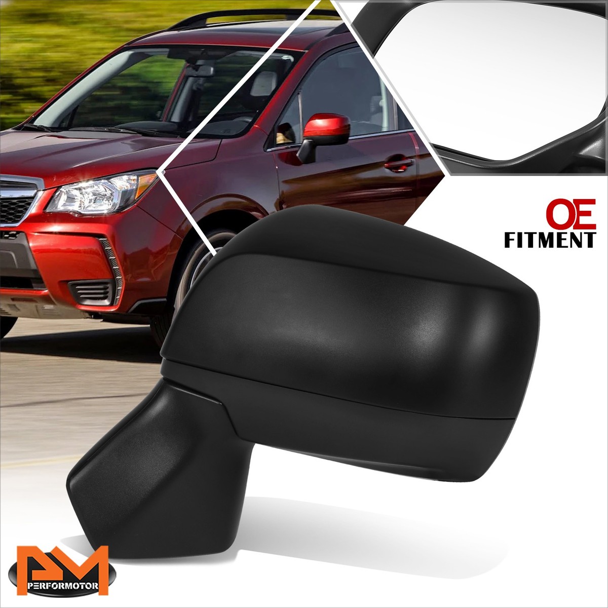 For 14-18 Subaru Forester OE Style Power Heated Side Rear View