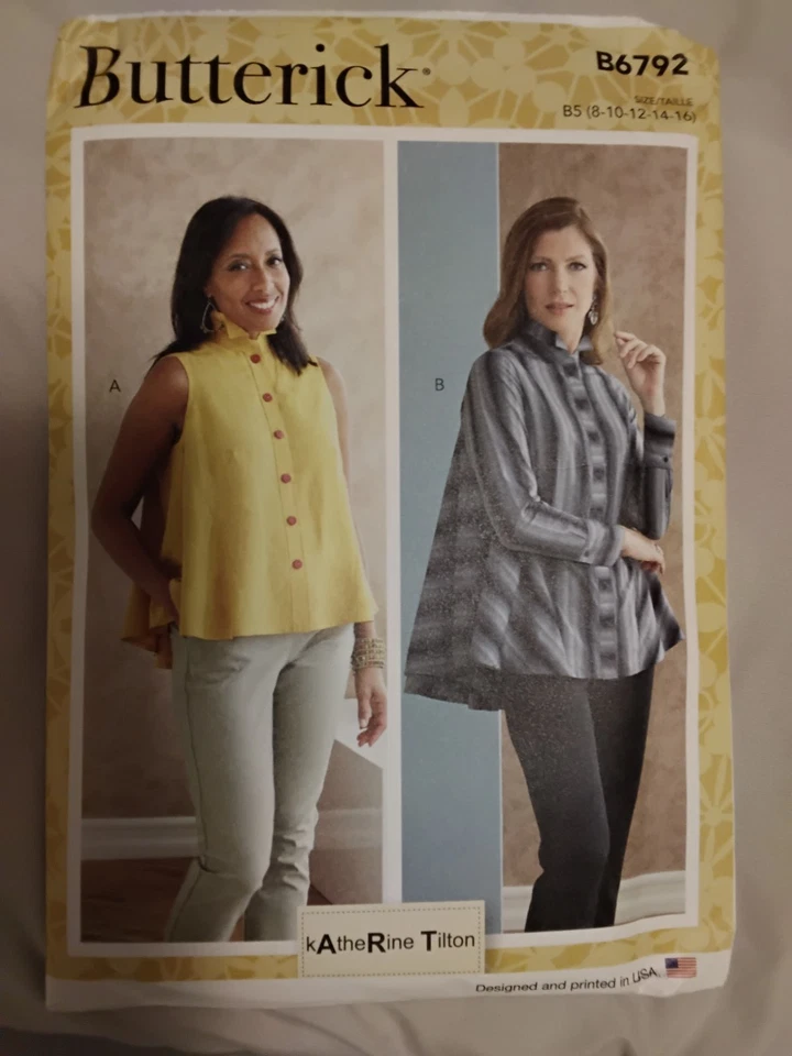 Lot of 3 NEW Butterick Paterns Blouses Pants Dress Size 8-16 - Image 4 of 4