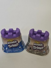 Kinetic Sand Castle 2 Pack Natural Sensory