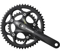 Shimano Kurbelgarnitur Road FC-R345 2X9 Kompakt175 Mm50-34 Z.Schwarz113 Mm (Kett