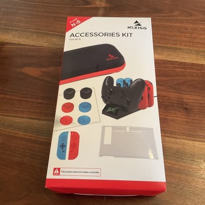 Nintendo Switch Accessories Kit with Joy-Con Charger New Sealed