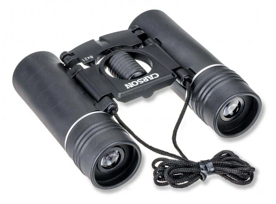 Carson Kinglet 8x21mm Binoculars, 9mm, Multicoated, Matte, Black, KB-821 - Image 3 of 4