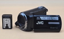 JVC Everio GZ-MS215BEK Digital Camcorder Dual SD Slot. Black, No Charger.