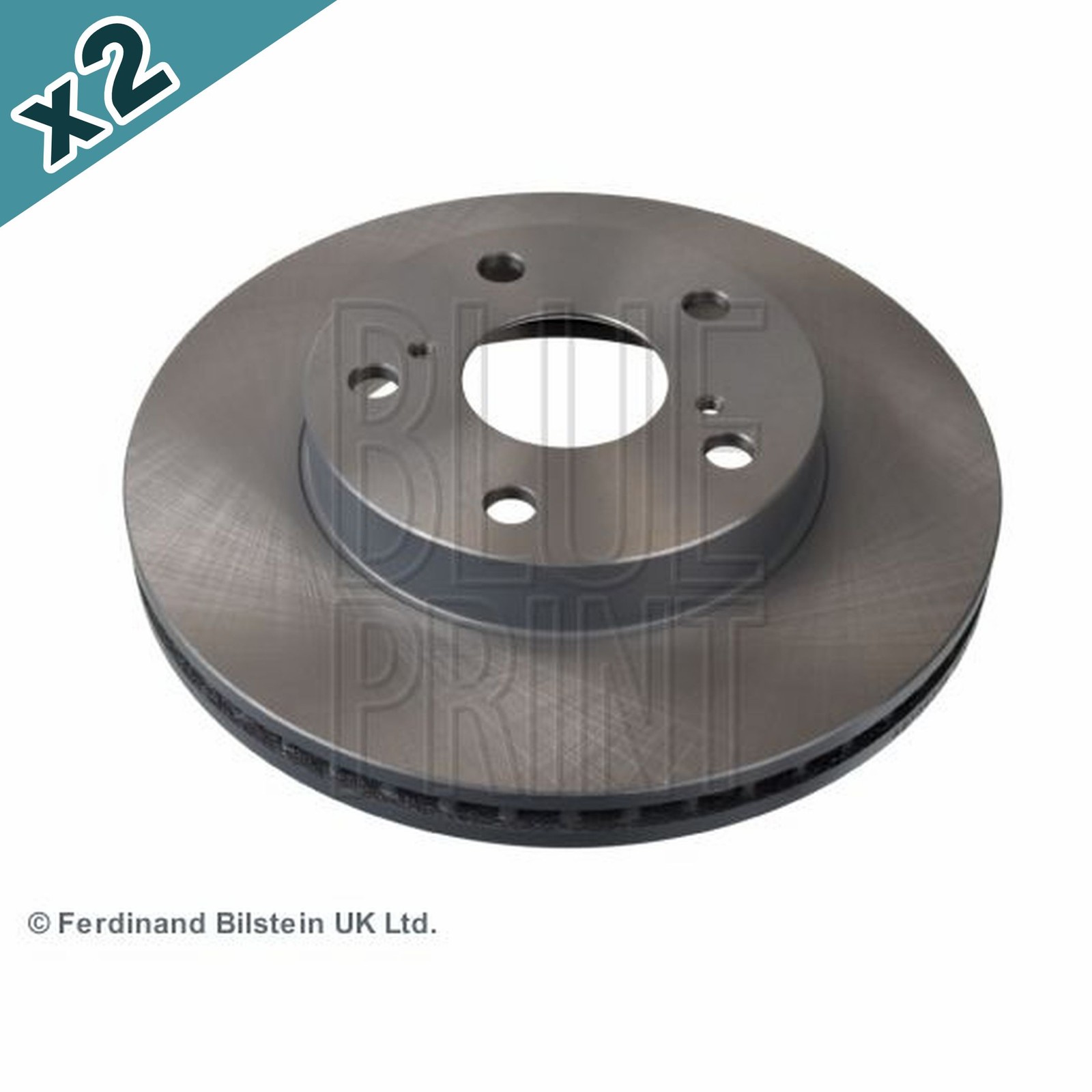 Blueprint ADT34376 Brake Disc Front Coated Fits Toyota Estima Emina / Lucida
