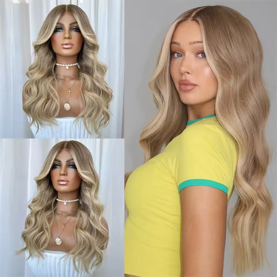 Dark Blonde Beauty Lace Front Wig Sheena by Envy | Lace Front – Wigs.com main image 4
