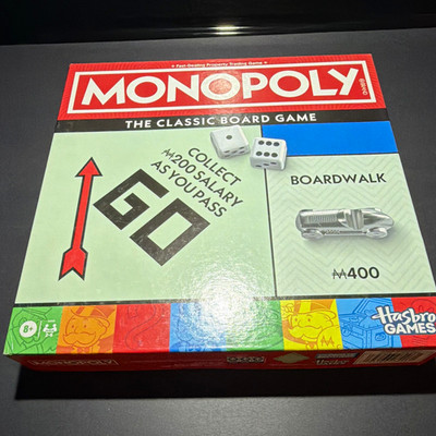 Hasbro Monopoly Classic Complete Board Game 2+ Players Age 8+