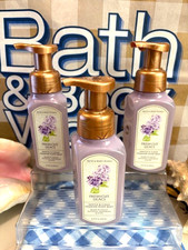 NEW Bath Body Works FRESH CUT LILACS GENTLE CLEAN FOAMING HAND SOAP x 3 HTF