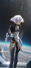 Anime girls cyberpunk edgerunners lucy vertical space Custom Gaming Mat Desk