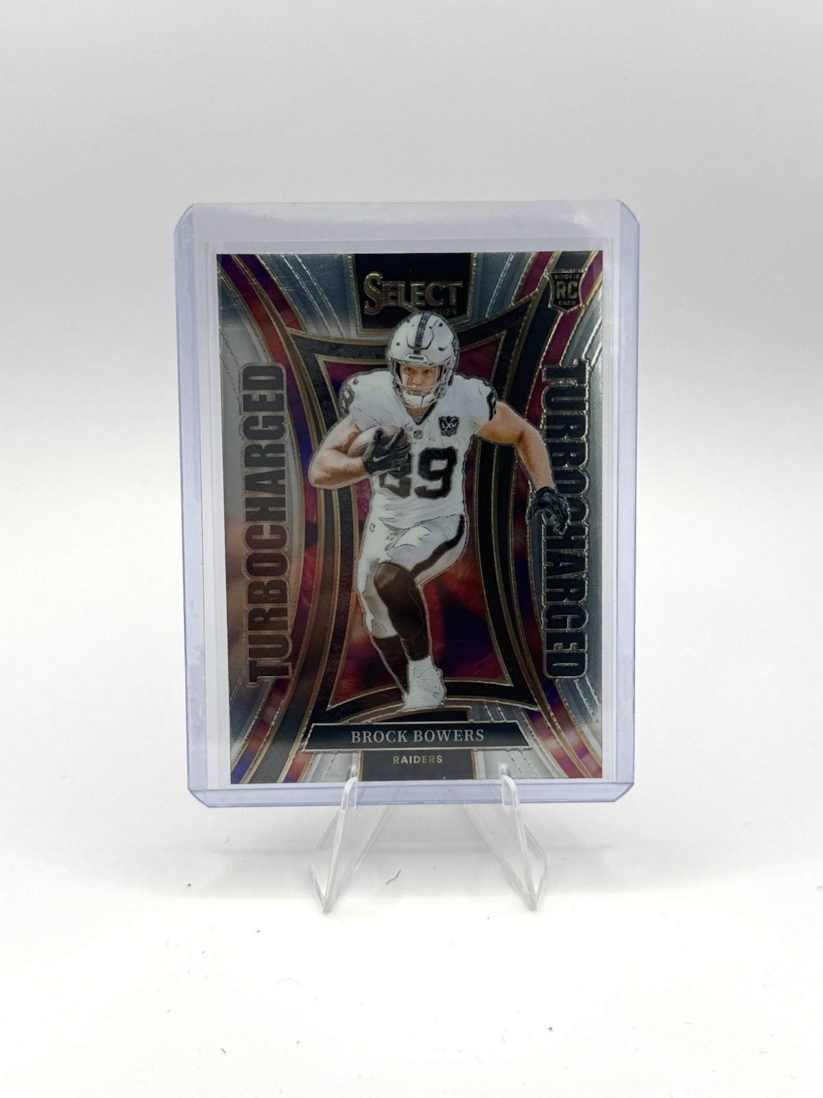 2024 Select Brock Bowers Turbocharged Rookie RC #6 Raiders