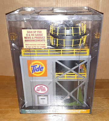 #ad HO SCALE TIDE SOAP FACTORY MENARDS GOLD LINE $79.98