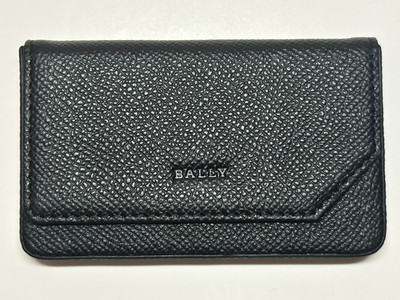 スナック BALLY SWITZERLAND UNISEX LEATHER CARD CASE (BLACK) *BRAND NEW | eBay