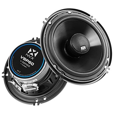 VSP60 6'' Premium Car Speakers, 600W Max, 200W RMS, 2-Way w/ 1'' 6 inch Coaxial