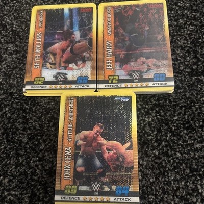 Topps 10th Edition Slam Attax 3 x RKO Flix Pix Lenticular Wrestling Card