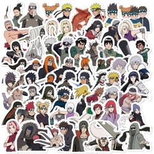 Mix 10/50 PCs Naruto Sasuke Itachi Sakura Anime Luggage Sticker - No Duplicate