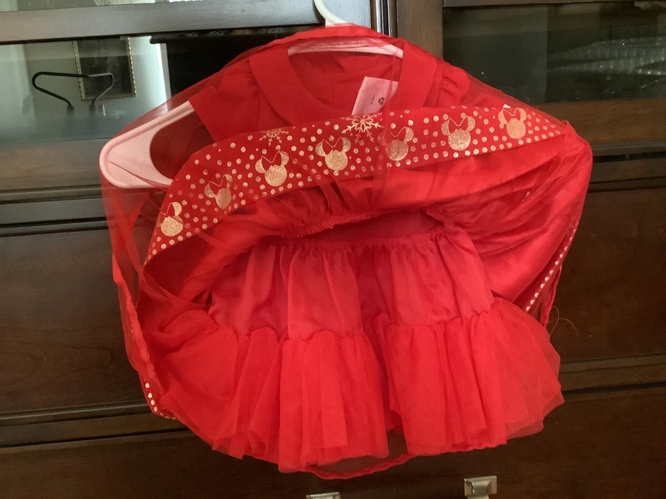Vestido rojo Disney 3-6 meses Foto 2 de 4