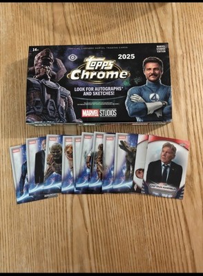 AKTUALISIERT! Topps Marvel Studios Chrome Base Set Pick Your Card