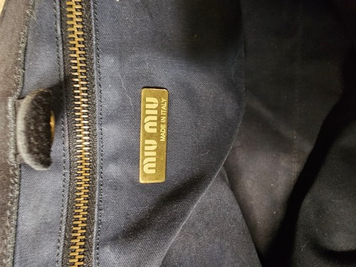 Miu Miu Black Leather Saddle Bag - Picture 2 of 4