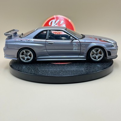 AUTOart 1/18 Nissan Skyline GT-R R34 S1 S-Tune nismo silver 77358