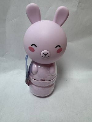 Bubble Blower Machine Toy with Bubbles Included (No Batteries) Pink Bunny Rabbit