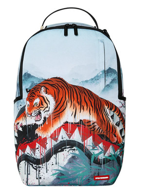 Sprayground Tiger Claw Mountain Backpack New Black Bookbag Large School Bag